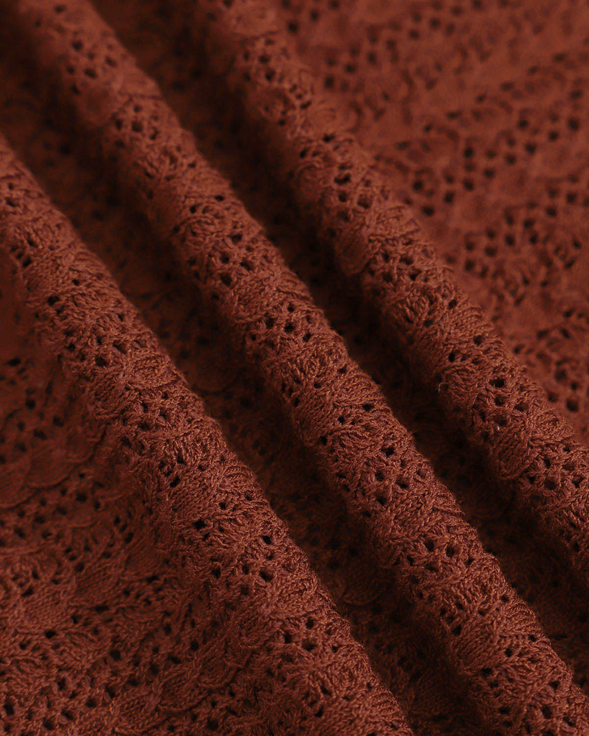 Woodgrain - Round Neck Slim Knit Sweater — view 7 of 7