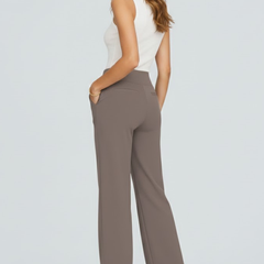 Verrona - Wide Leg High Waist Trousers Casual Office Wear — view 5 of 10