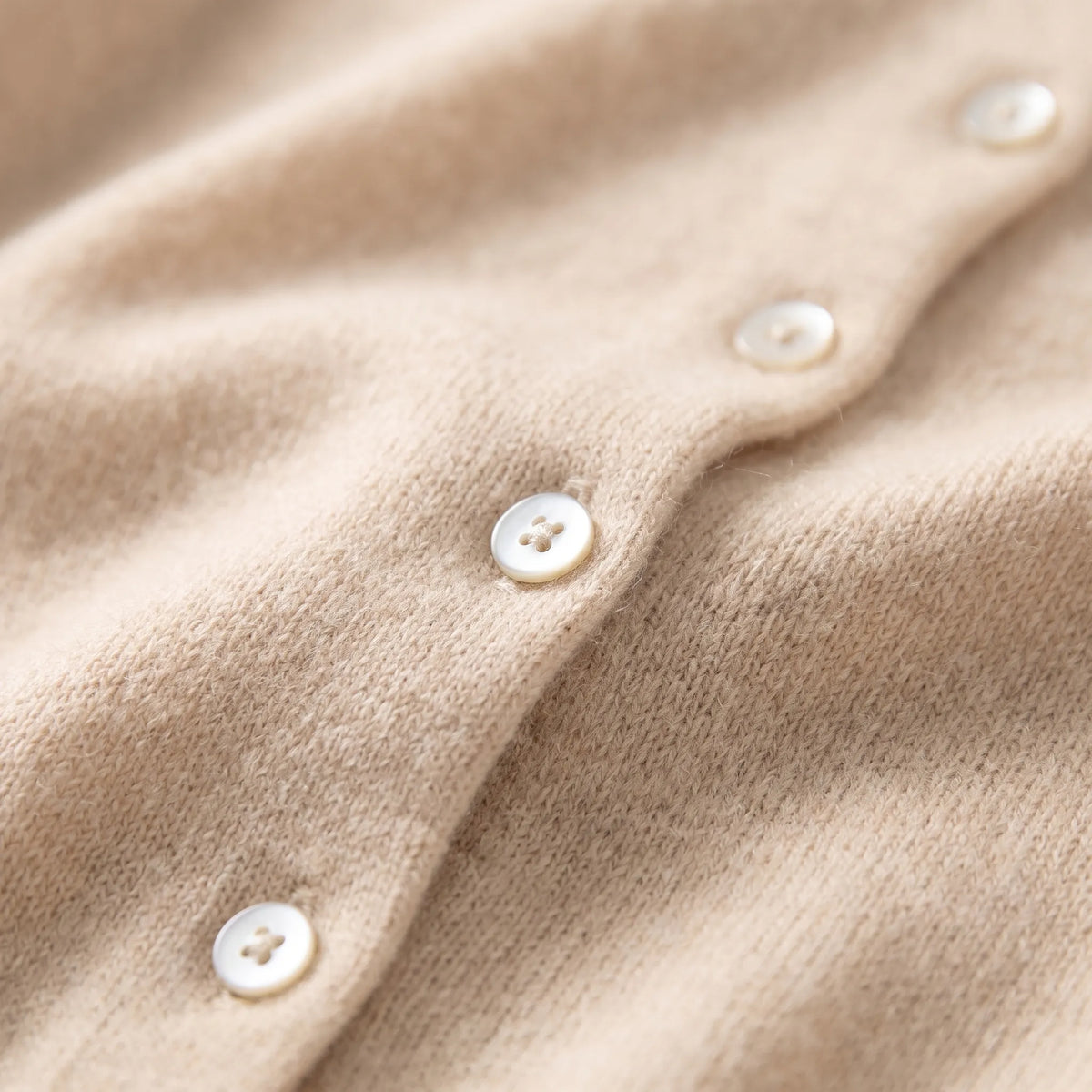 Asymora - Asymmetric Button Knit Sweater Layering On Cool Days