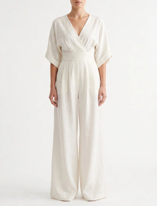 Elevaria - Elegant Wide Leg Jumpsuit Formal Evening Events