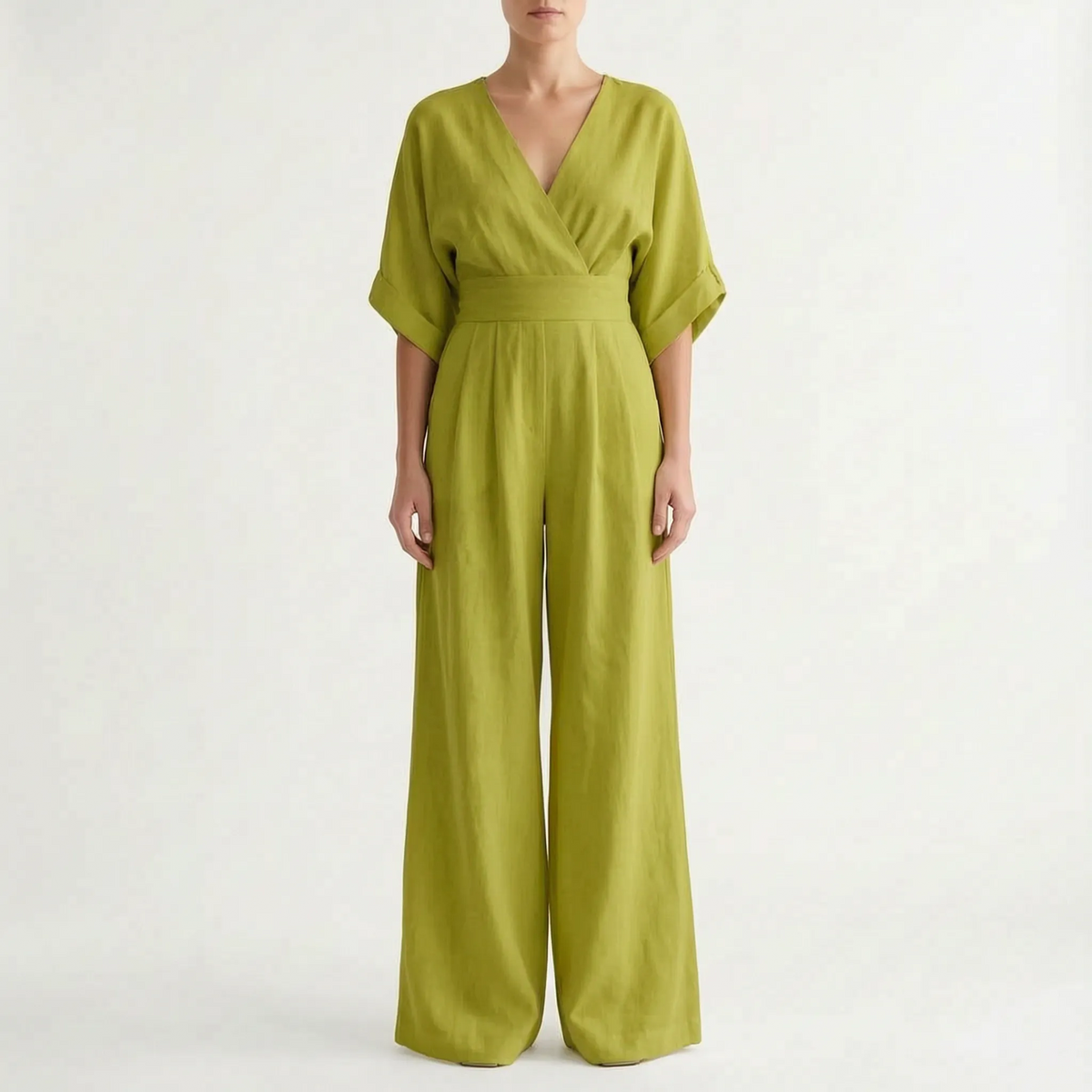 Elevaria - Elegant Wide Leg Jumpsuit Formal Evening Events
