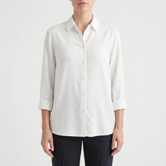 LuminaShirt - White Button Down Dress Shirt Office Styling