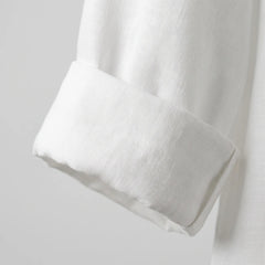 LuminaShirt - White Button Down Dress Shirt Office Styling