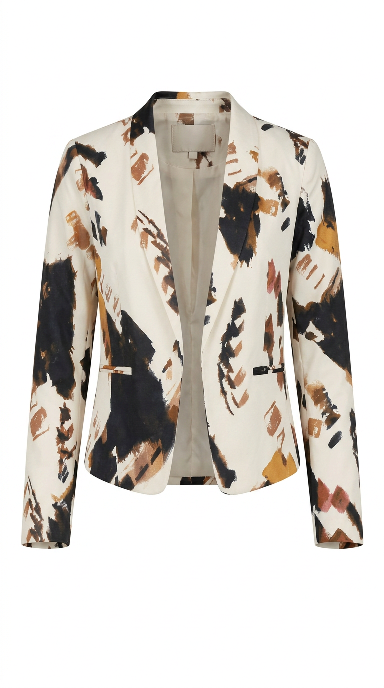 Marchetta - Tailored Printed Blazer Office And Weekend Wear