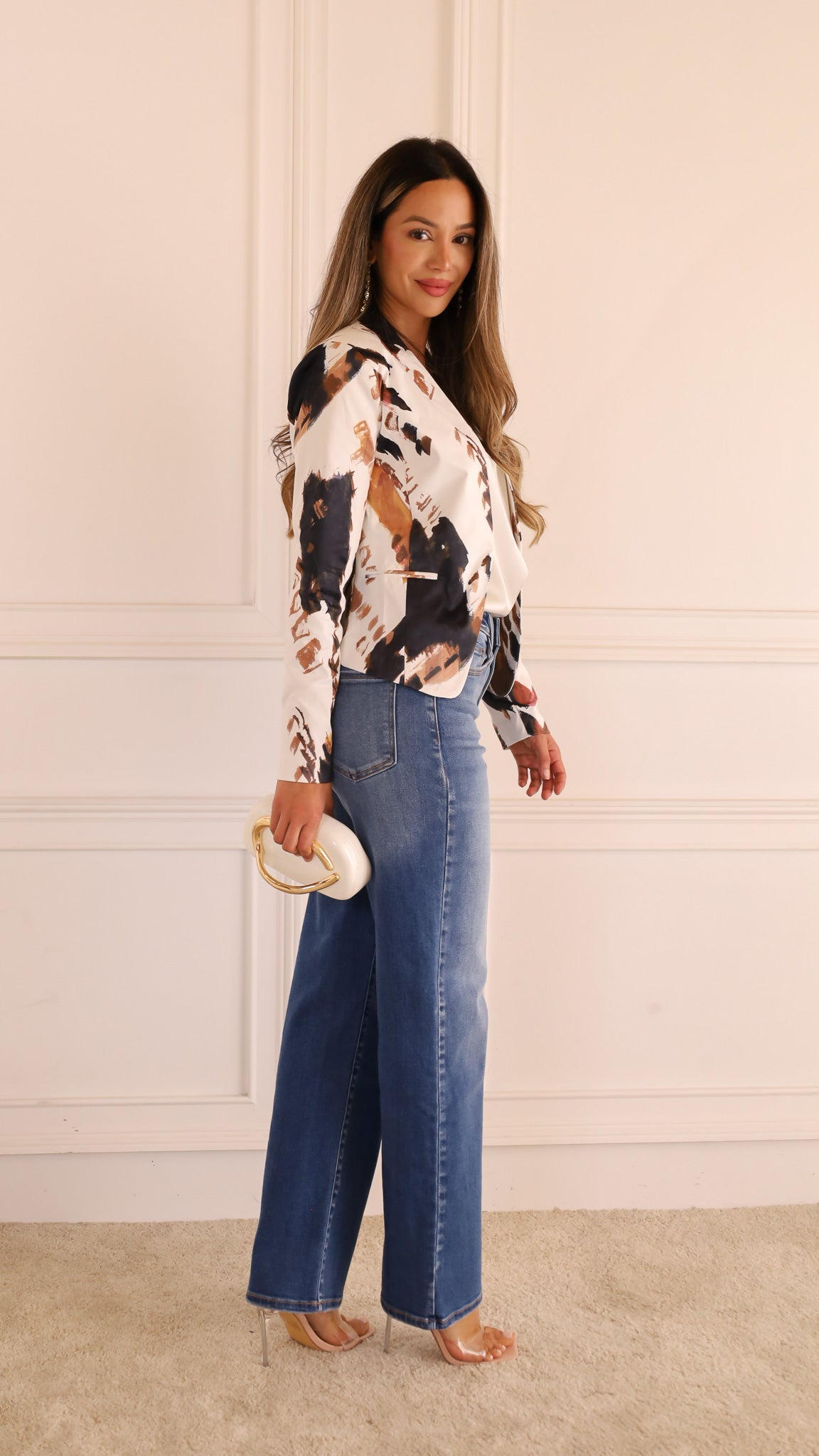 Marchetta - Tailored Printed Blazer Office And Weekend Wear — view 4 of 8