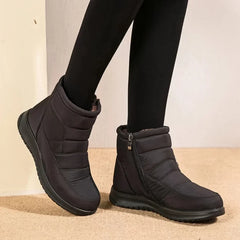 Quiltona - Quilted Ankle Boots Everyday Cold Weather Wear