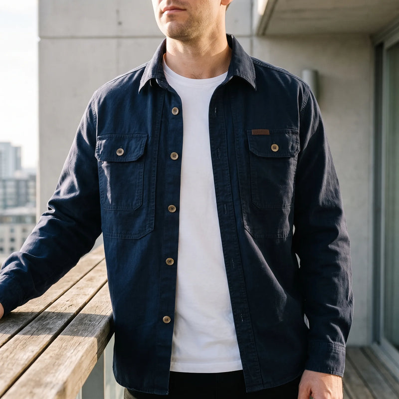RuggedLoom - Men's Utility Overshirt Everyday Layering
