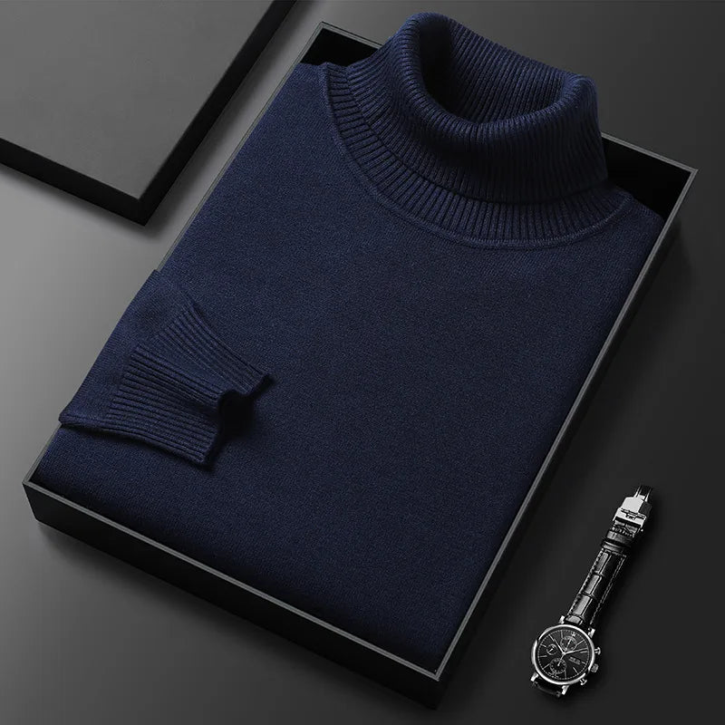 Cassimere - Cashmere Turtleneck Jumper Cold Weather Layering — view 7 of 9