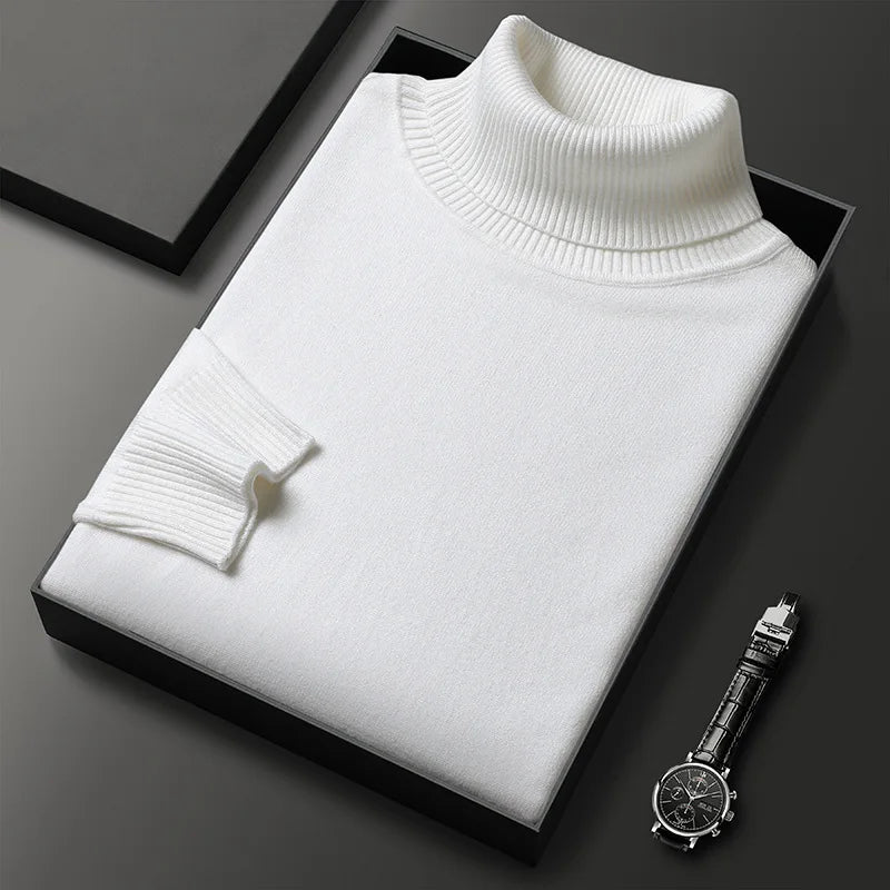 Cassimere - Cashmere Turtleneck Jumper Cold Weather Layering — view 5 of 9