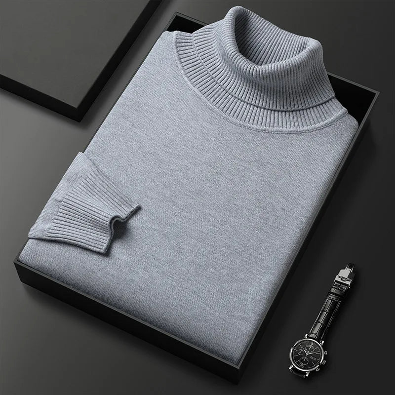 Cassimere - Cashmere Turtleneck Jumper Cold Weather Layering — view 6 of 9