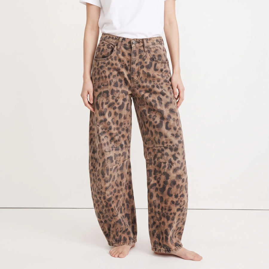 SavvyStride - Wide Leg Denim Jeans Casual Outings