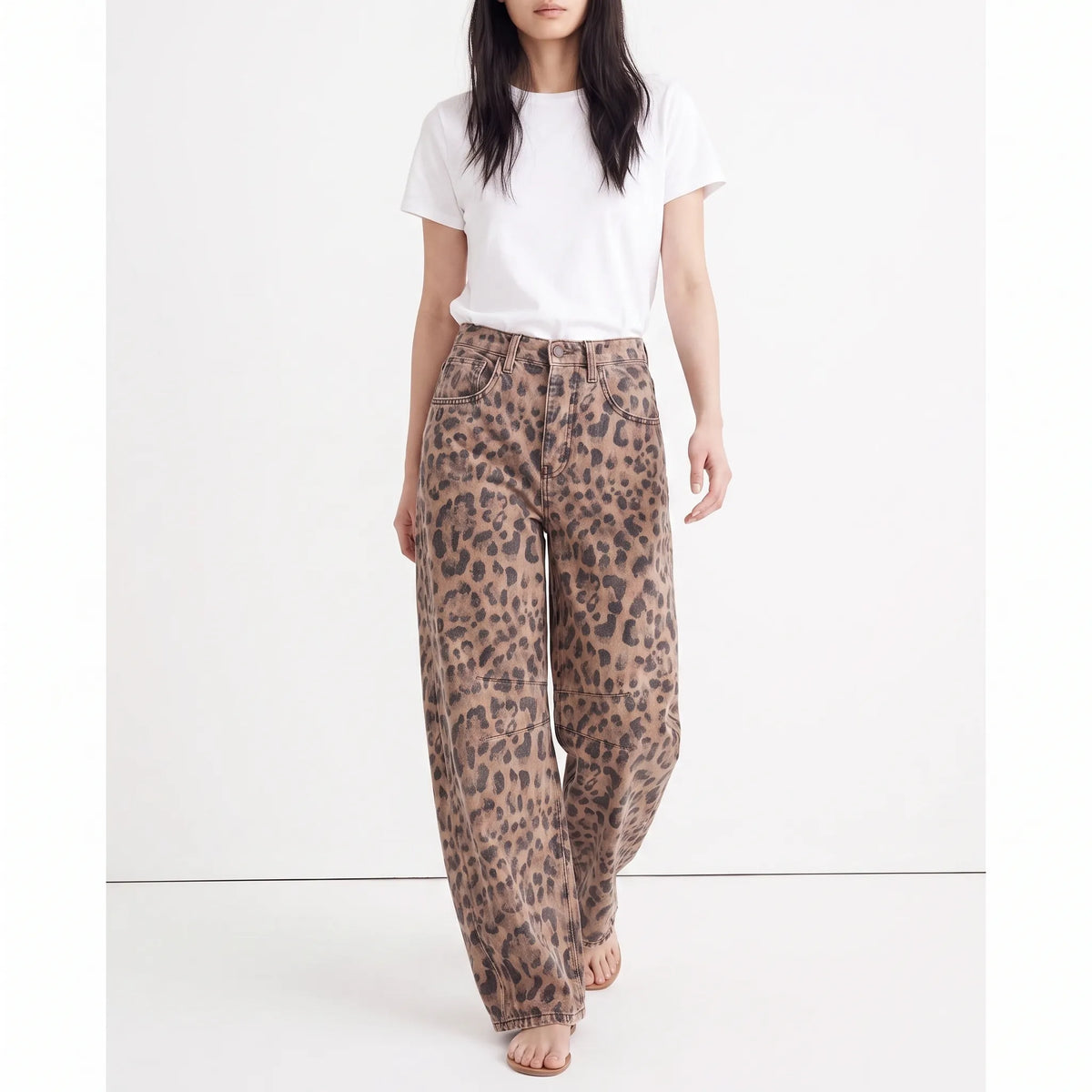 SavvyStride - Wide Leg Denim Jeans Casual Outings