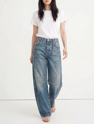 SavvyStride - Wide Leg Denim Jeans Casual Outings