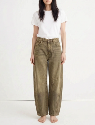 SavvyStride - Wide Leg Denim Jeans Casual Outings