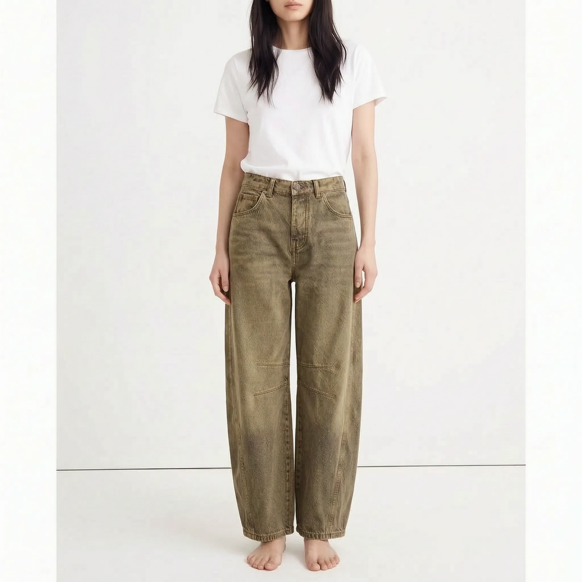 SavvyStride - Wide Leg Denim Jeans Casual Outings