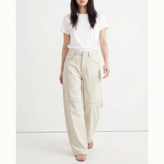 SavvyStride - Wide Leg Denim Jeans Casual Outings