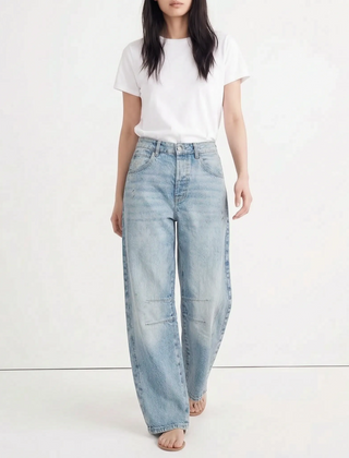 SavvyStride - Wide Leg Denim Jeans Casual Outings