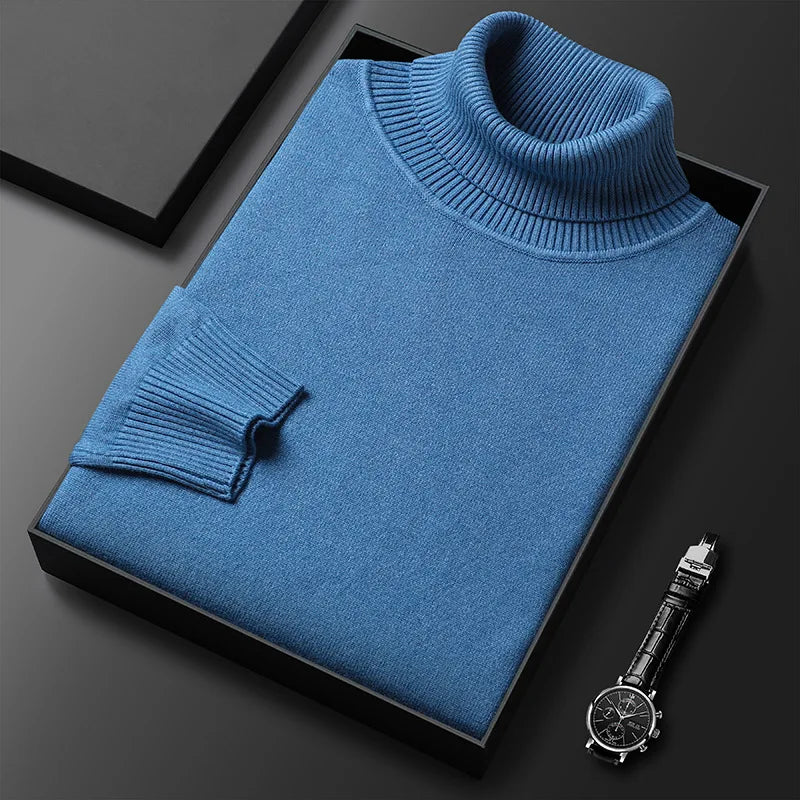 Cassimere - Cashmere Turtleneck Jumper Cold Weather Layering — view 9 of 9