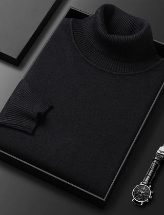 Cassimere - Cashmere Turtleneck Jumper Cold Weather Layering — view 8 of 9