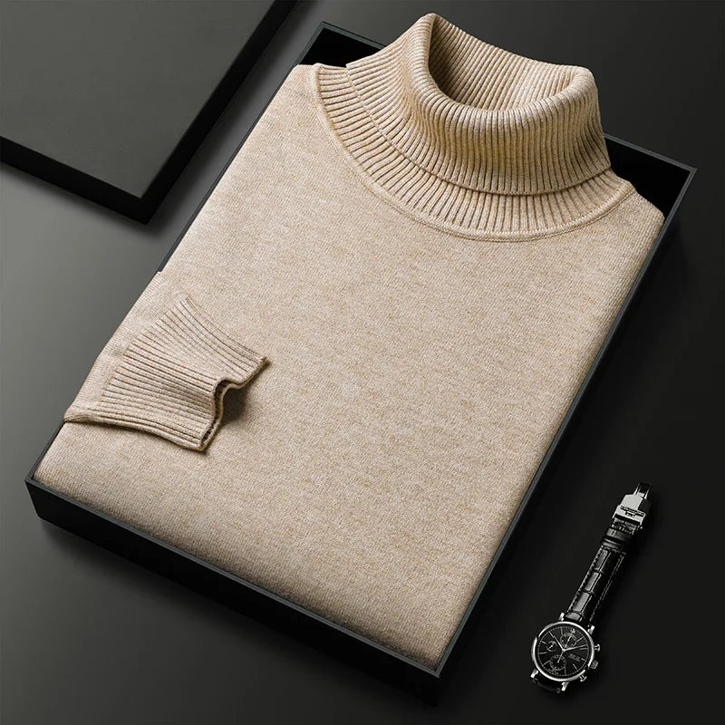 Cassimere - Cashmere Turtleneck Jumper Cold Weather Layering