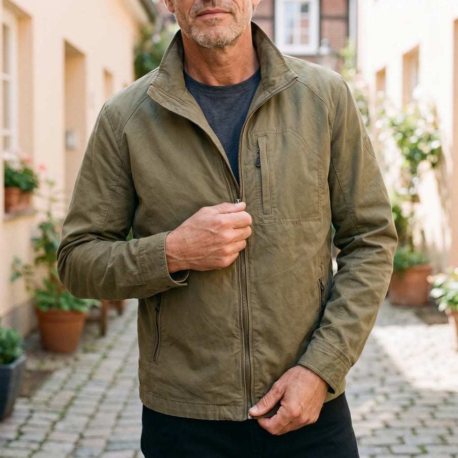 UrbaneCoat - Casual Stand Collar Men's Jacket Daily Commute