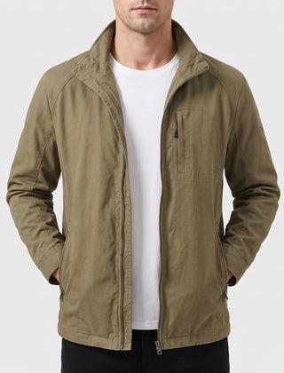 UrbaneCoat - Casual Stand Collar Men's Jacket Daily Commute