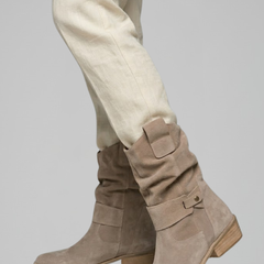 Cassenwood - Mid Calf Block Heel Boots Casual Everyday Wear — view 4 of 8