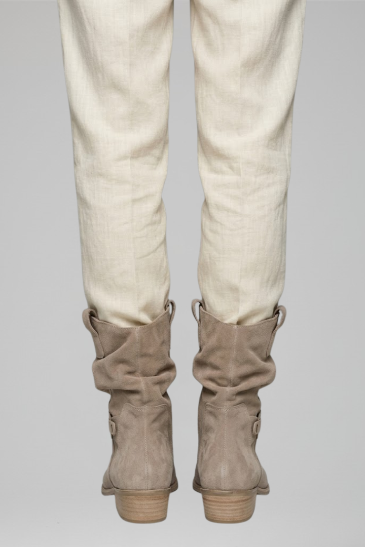Cassenwood - Mid Calf Block Heel Boots Casual Everyday Wear — view 5 of 8