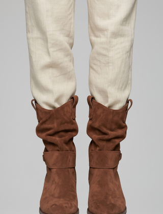 Cassenwood - Mid Calf Block Heel Boots Casual Everyday Wear — view 8 of 8