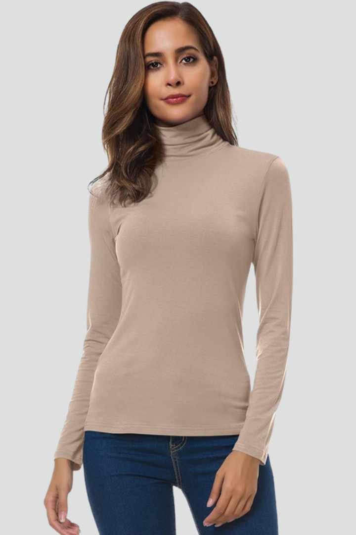Rollena - Turtleneck Jumper Long Sleeve Everyday Layering — view 10 of 10