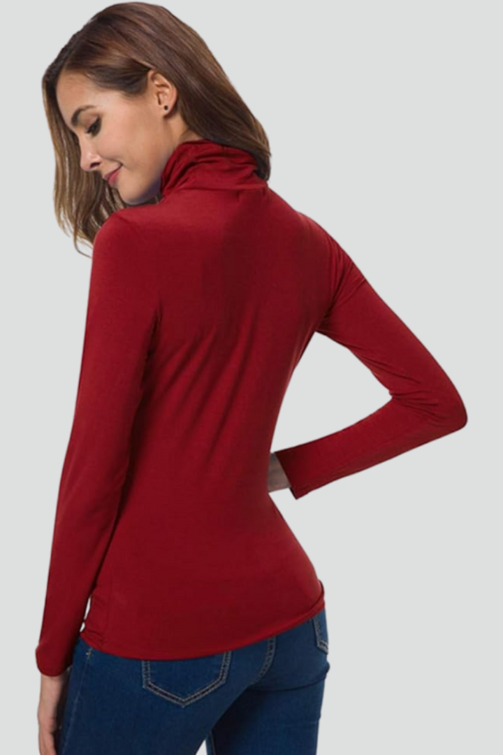 Rollena - Turtleneck Jumper Long Sleeve Everyday Layering — view 4 of 10
