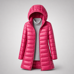 Aeriva - Longline Quilted Puffer Jacket Cool Weather Commuting — view 10 of 10