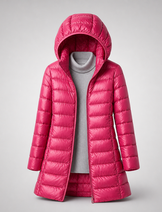 Aeriva - Longline Quilted Puffer Jacket Cool Weather Commuting — view 10 of 10