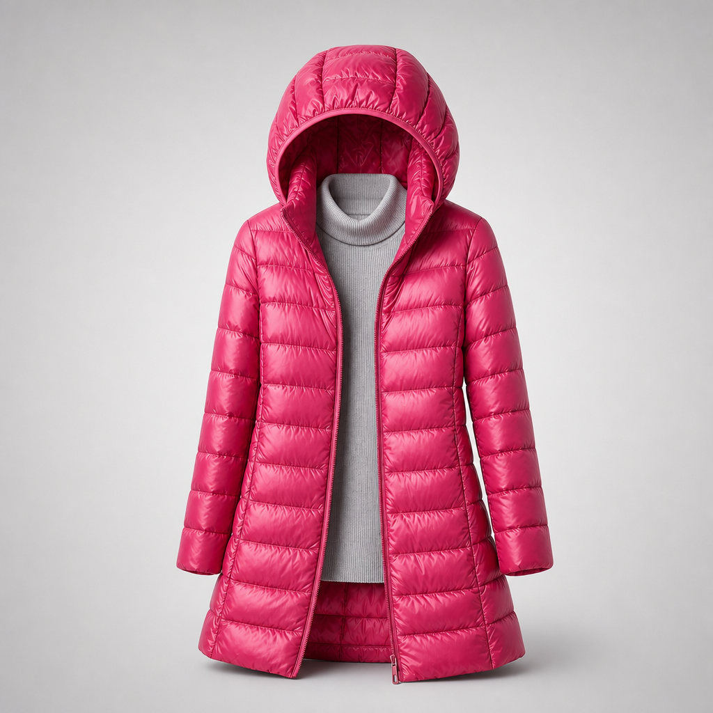 Aeriva - Longline Quilted Puffer Jacket Cool Weather Commuting — view 10 of 10