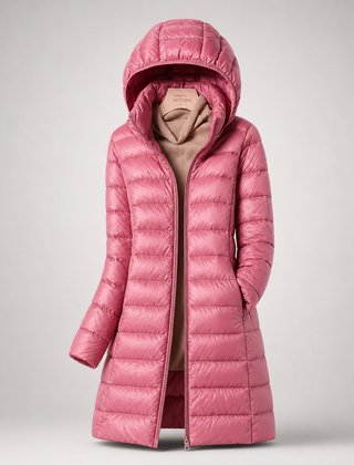 Aeriva - Longline Quilted Puffer Jacket Cool Weather Commuting — view 7 of 10