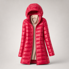 Aeriva - Longline Quilted Puffer Jacket Cool Weather Commuting — view 9 of 10