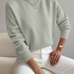 Amberlyn - Turtleneck Knit Sweater For Winter Wear