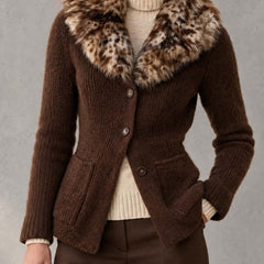 Auvelle - Chunky Knit Cardigan Jacket For Daily Layering