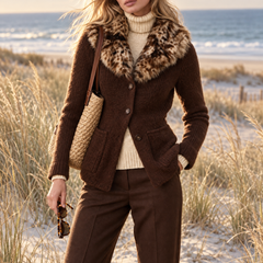 Auvelle - Chunky Knit Cardigan Jacket For Daily Layering — view 5 of 9
