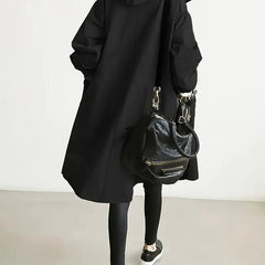 Averlyn - Water-Resistant Oversized Trench Coat Cool Weather Layering — view 10 of 10