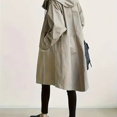 Averlyn - Water-Resistant Oversized Trench Coat Cool Weather Layering — view 3 of 10
