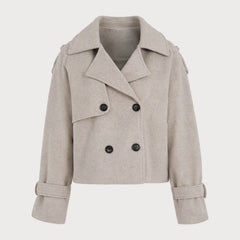 Belmora - Double Breasted Knit Jacket Autumn Winter Layering — view 3 of 5