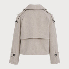 Belmora - Double Breasted Knit Jacket Autumn Winter Layering — view 4 of 5