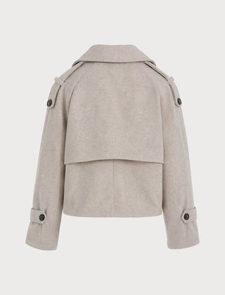 Belmora - Double Breasted Knit Jacket Autumn Winter Layering — view 4 of 5