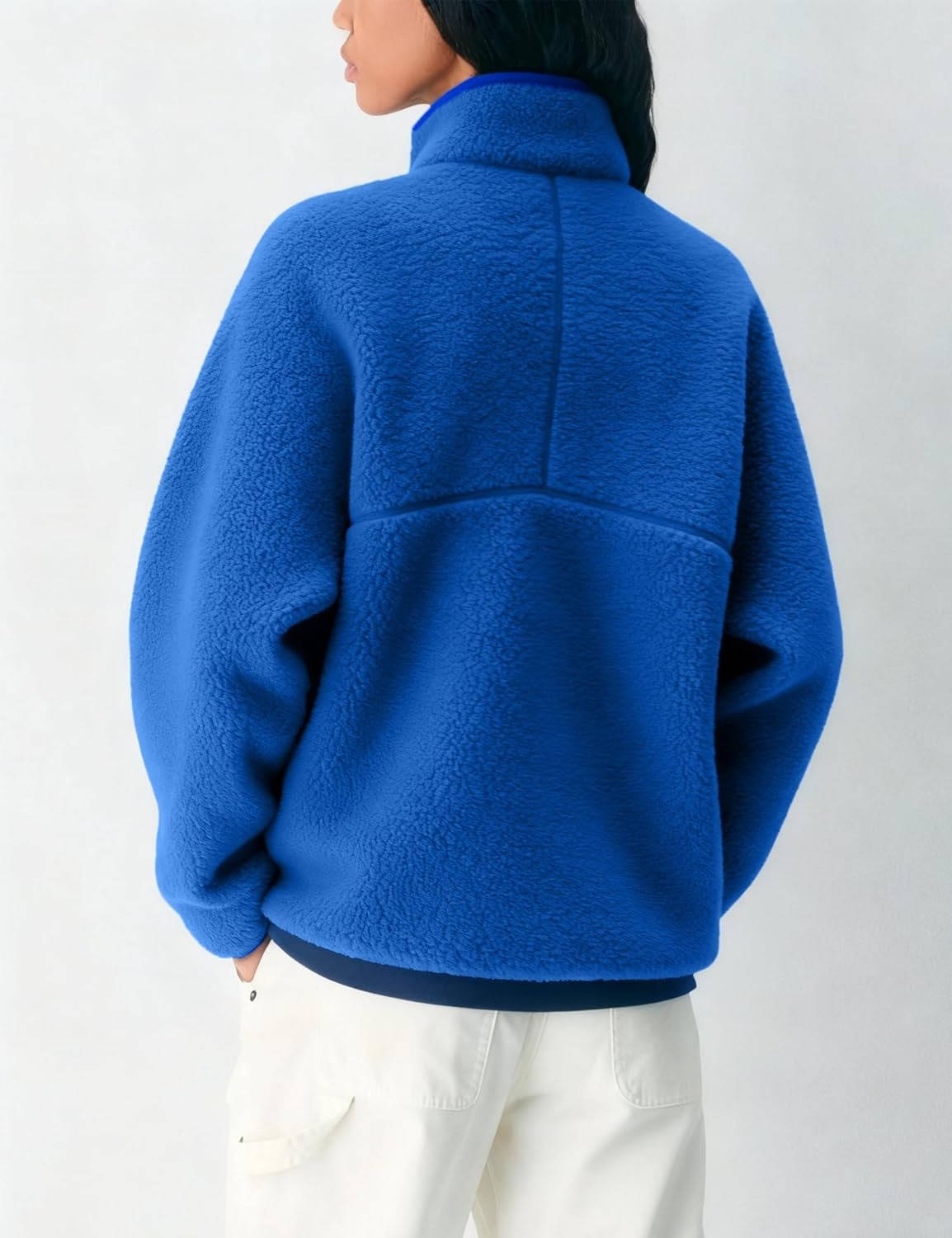 Bramwick - Quarter Zip Sherpa Fleece Pullover Casual Wear — view 10 of 10