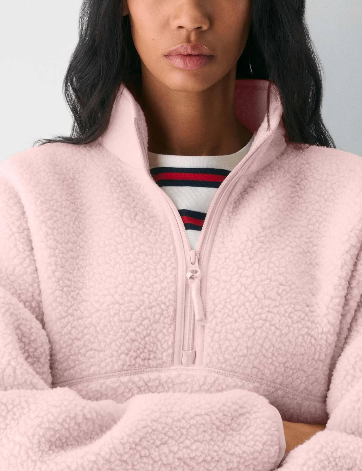 Bramwick - Quarter Zip Sherpa Fleece Pullover Casual Wear — view 2 of 10