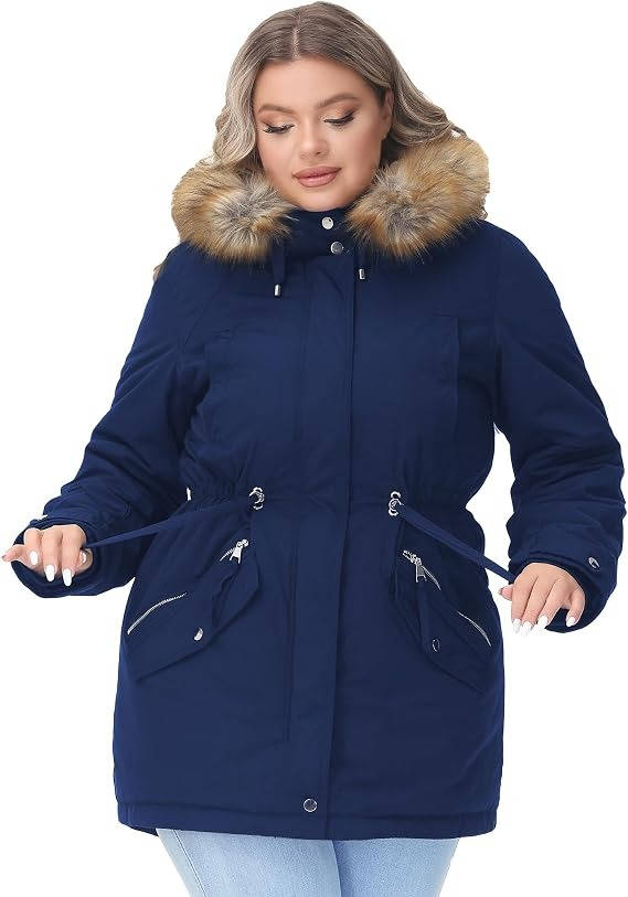 Brannicka - Mid Length Hooded Winter Jacket With Pockets — view 4 of 10