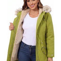 Brannicka - Mid Length Hooded Winter Jacket With Pockets — view 6 of 10