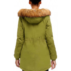 Brannicka - Mid Length Hooded Winter Jacket With Pockets — view 8 of 10