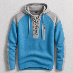 Brenthollow - Lace-Up Hoodie Streetwear Layering — view 3 of 6